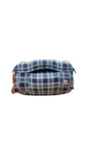 Load image into Gallery viewer, Navy plaid napmat