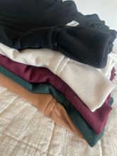 Load image into Gallery viewer, Burgundy Waffle knit