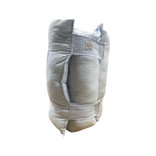 Load image into Gallery viewer, Blue & white seersucker Nap Mat