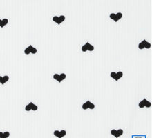 Load image into Gallery viewer, White + hearts